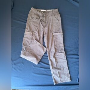 Bershka Women’s light gray Cargo Pants